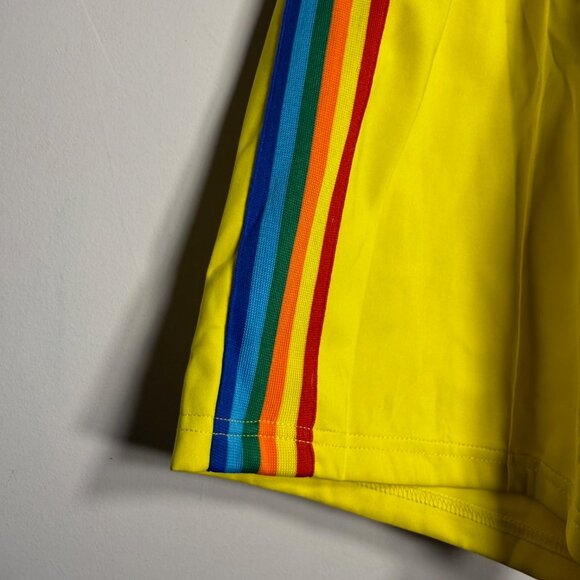 Palm Angels Rainbow Logo-Print Track Shorts - Picture 4 of 8